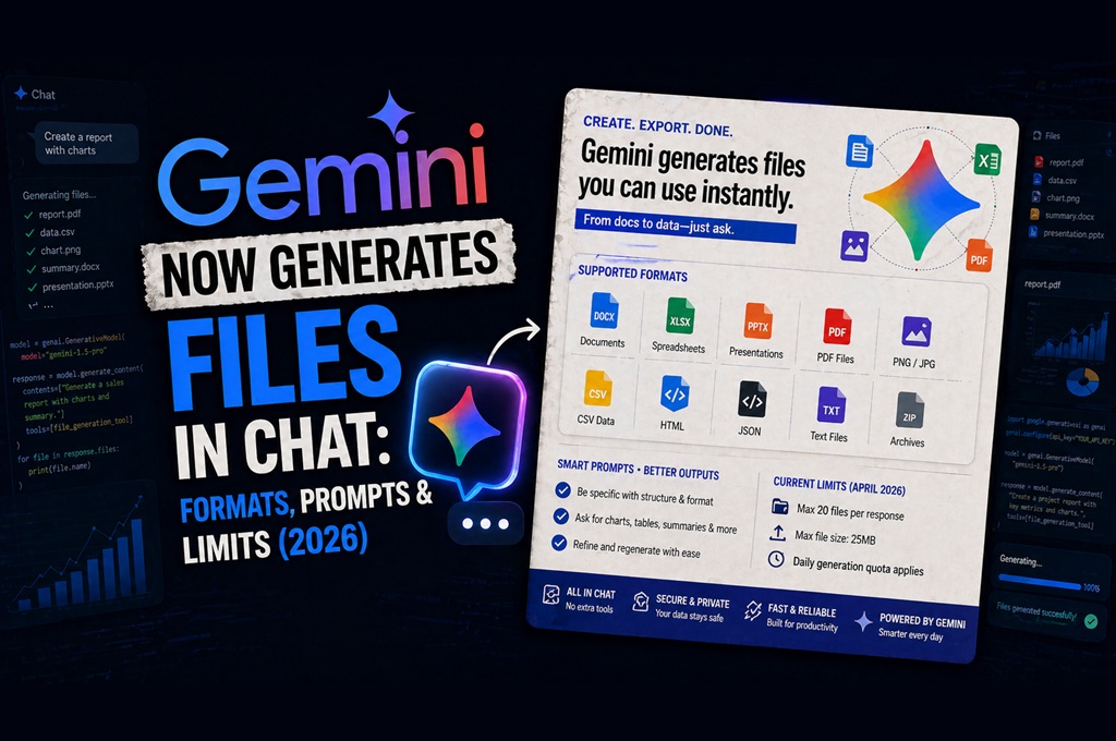 Google Gemini can now create and edit PDFs, documents, and more right inside your chat