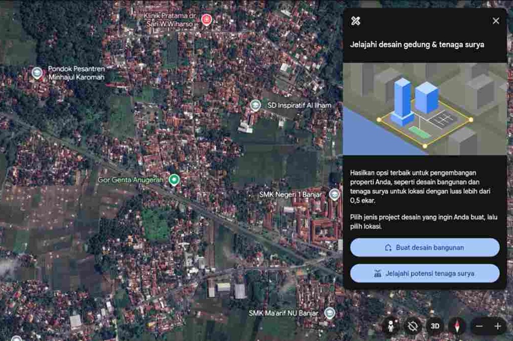 Google Earth Kini Dilengkapi Nano Banana AI untuk Kreasi Visual