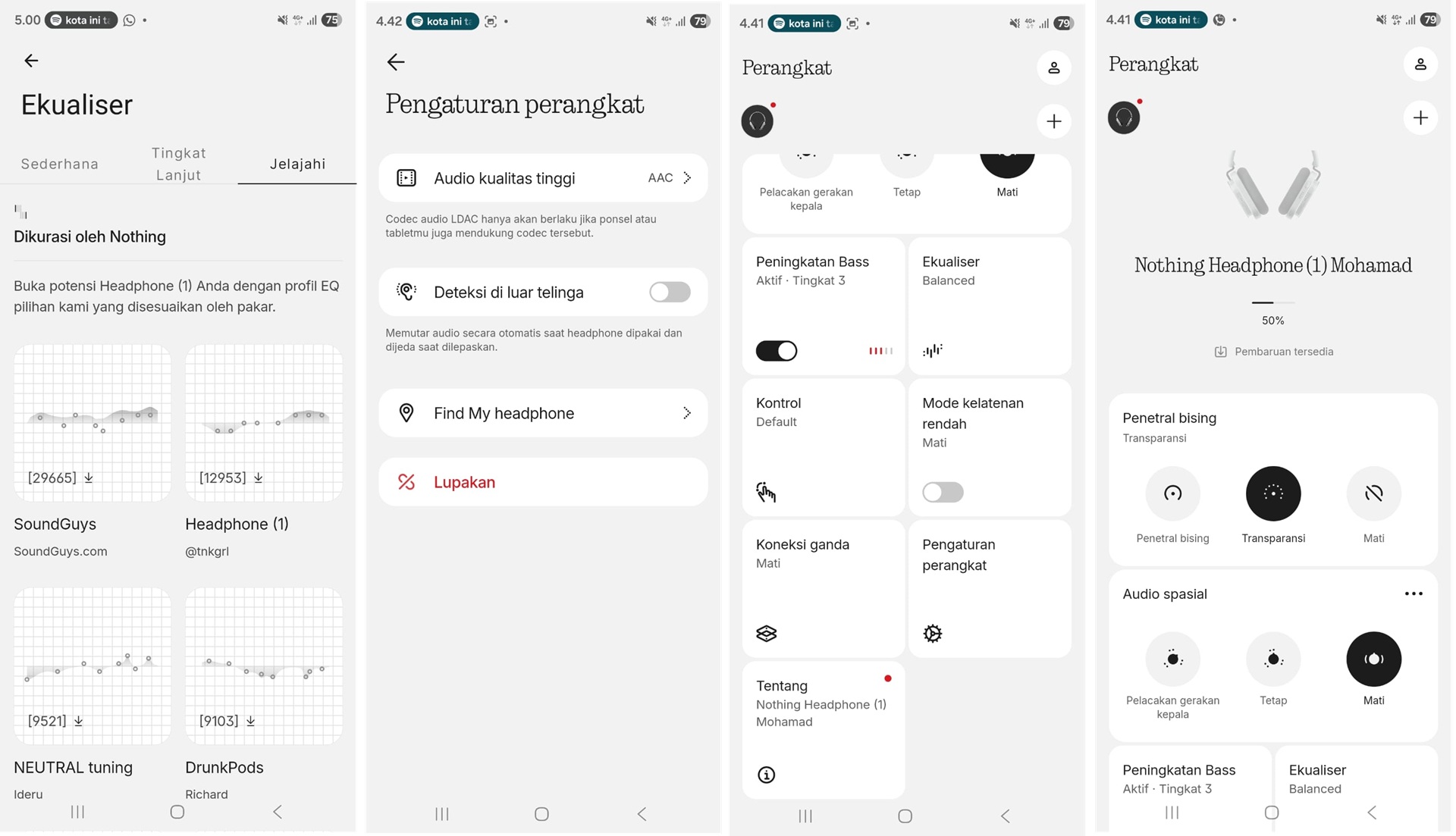 Nothing Headphone (1), Si Transparan Estetik yang Audionya Bagus