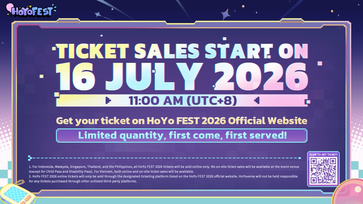 HoYo FEST 2026 Bakal ke Jakarta Lagi, Tiket Dijual Mulai 16 Juli