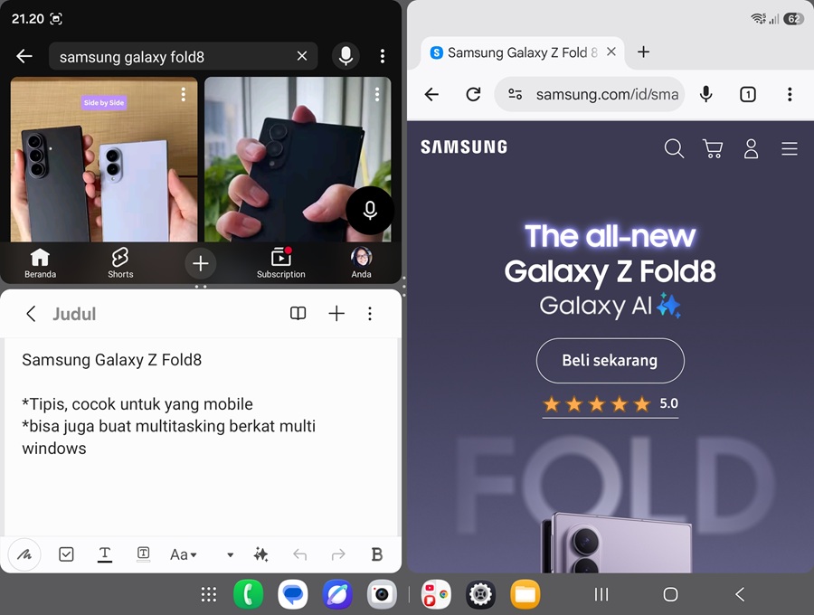 Samsung Galaxy Z Fold8, Makin Tipis, Makin Nyaman