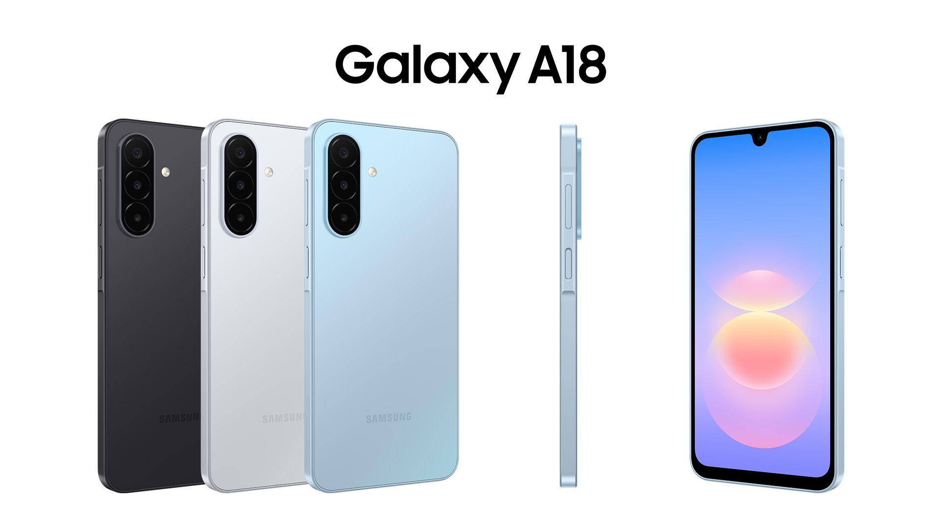 Samsung-Galaxy-A18-Hadir-dengan-varian-Silver-Light-Blue-dan-Black