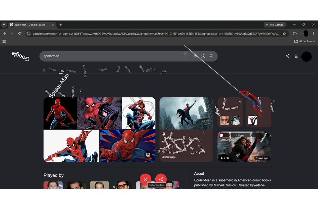 Google Search Punya Easter Egg Spider-Man, Begini Cara Mencobanya