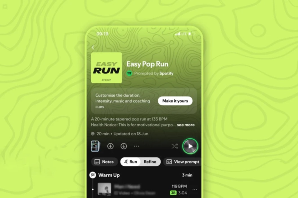 Spotify Hadirkan Running Mode, Bikin Playlist Sesuai Tempo Lari Pengguna
