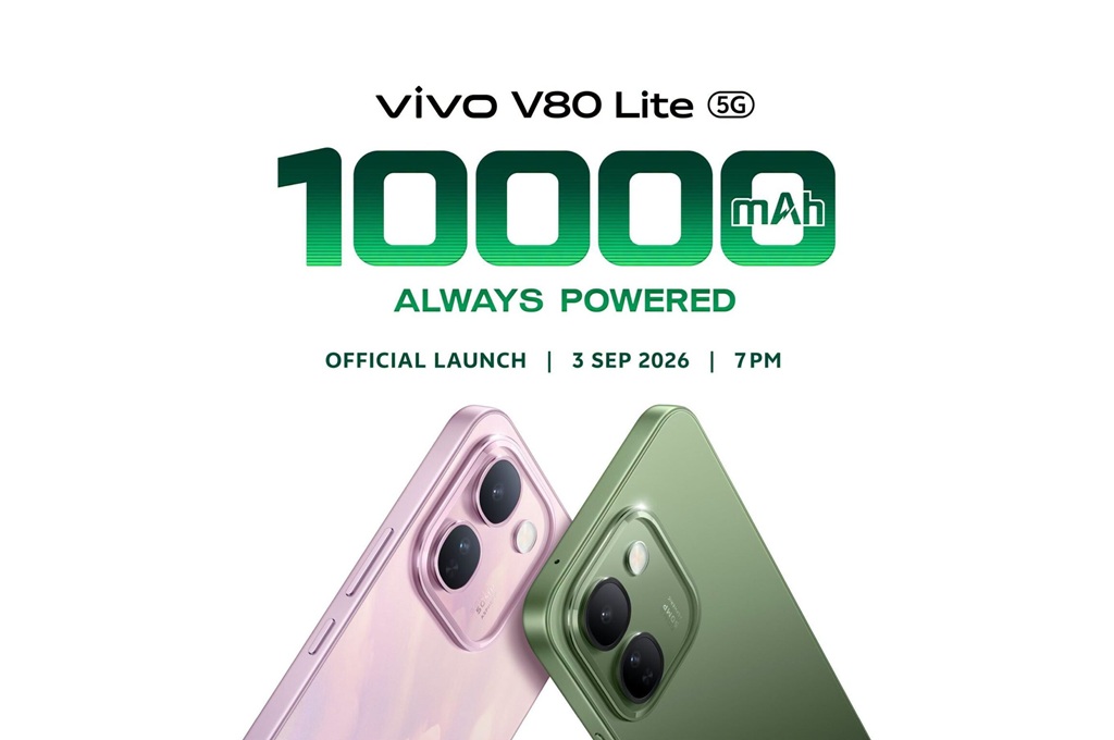 vivo V80 Lite Bawa Baterai 10.000mAh
