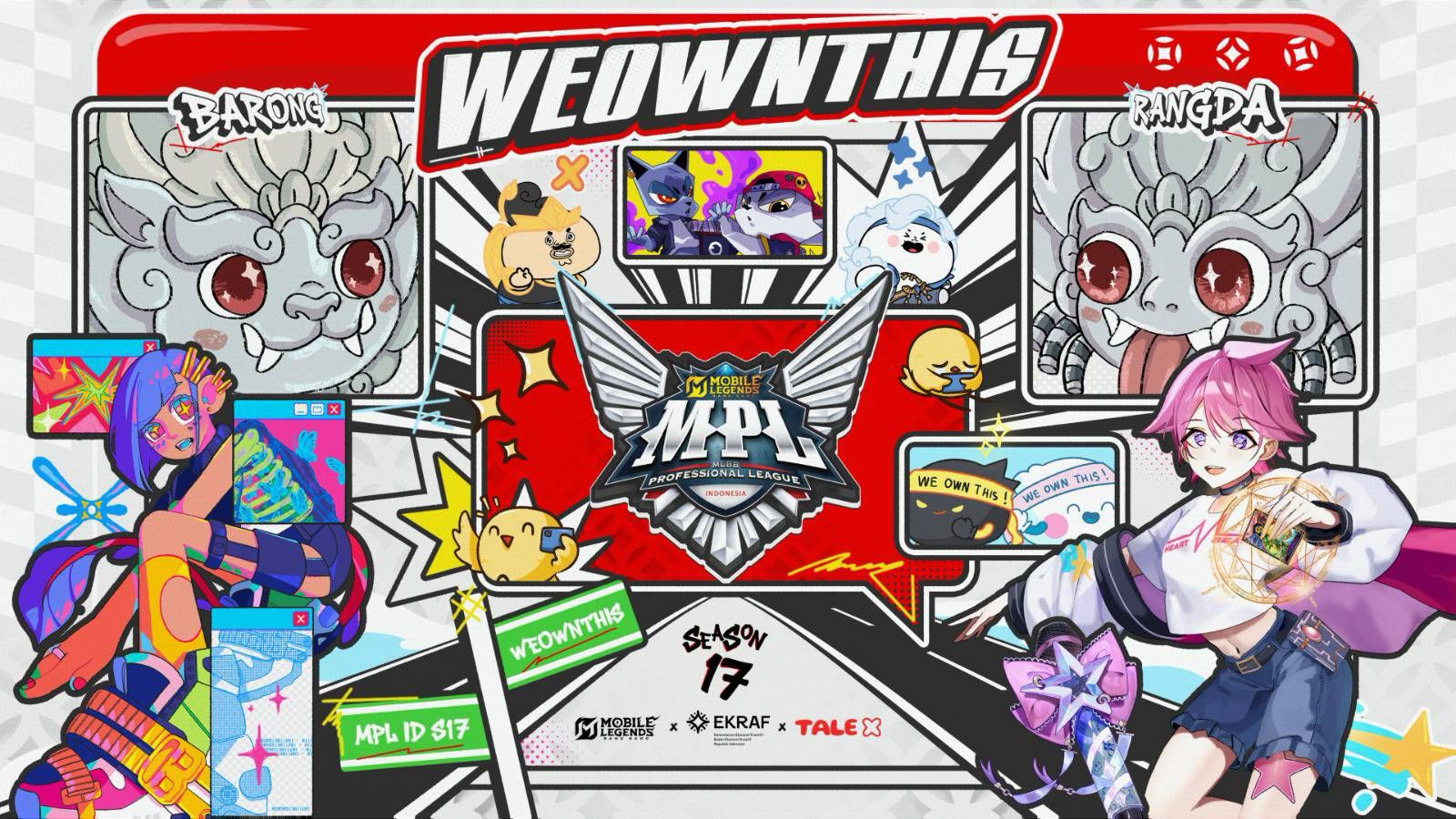 Didukung Ekraf, Moonton dan Tale X Sulap MPL Indonesia Jadi Creative Playground