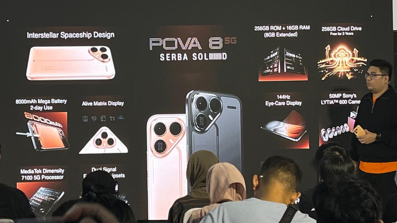 Harga Tecno Pova 8 5G di Indonesia Mulai Rp3 Jutaan