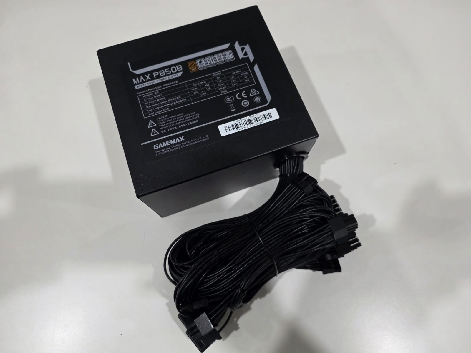 Xeron Max P850B, Performa ATX 3.1 dan Kapasitor Jepang Buat PC Mainstream