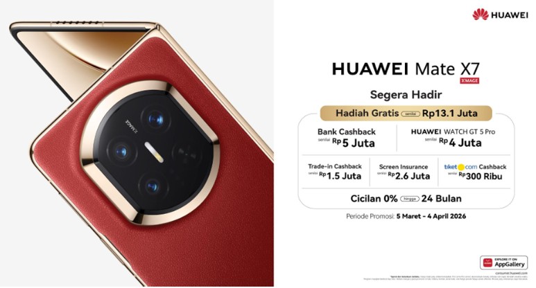 Segera Hadir HUAWEI Mate X7, Foldable Ultra Tangguh dengan Kamera Terbaik di Kelasnya, Bahkan Melampaui iPhone 17 Pro Max