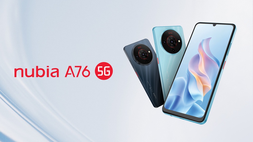 nubia V80 Max dan nubia A76 5G Resmi di Indonesia, Harga Mulai Rp1 Jutaan