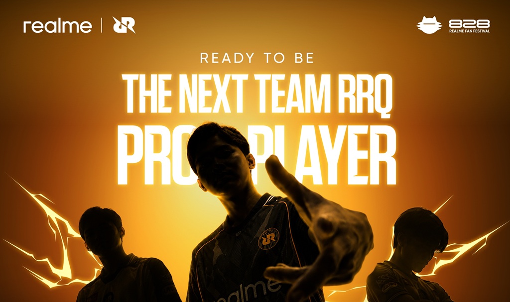 realme 828 Gaming Tournament Dibuka, Juara Berpeluang Jadi Pro Player RRQ
