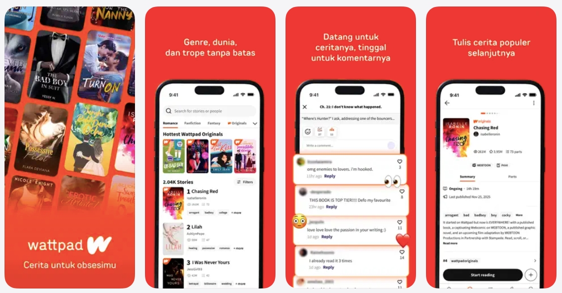 5 Aplikasi Membaca Populer yang Bikin Baca Buku Makin Praktis