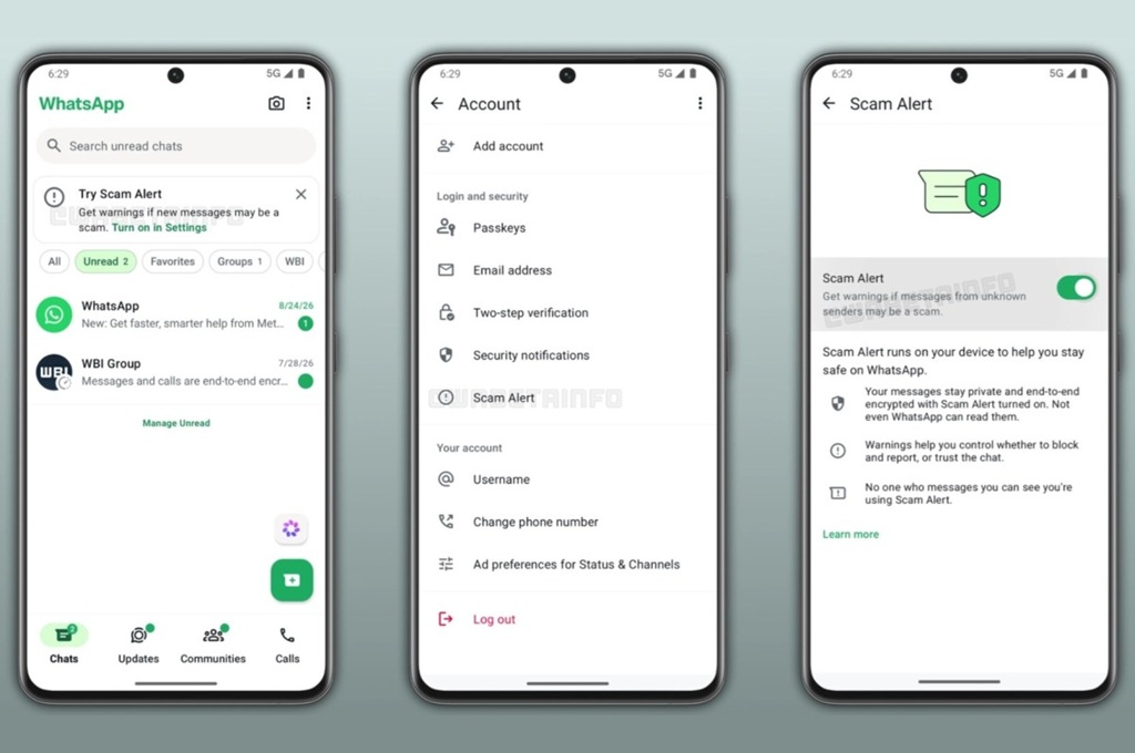 WhatsApp Uji Fitur Scam Alert untuk Pengguna Android Beta