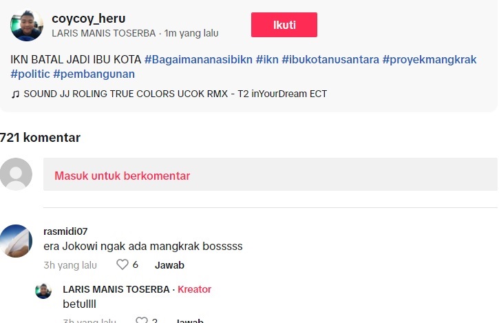 [Cek Fakta] IKN Batal Jadi Ibu Kota Negara Indonesia? Ini Faktanya