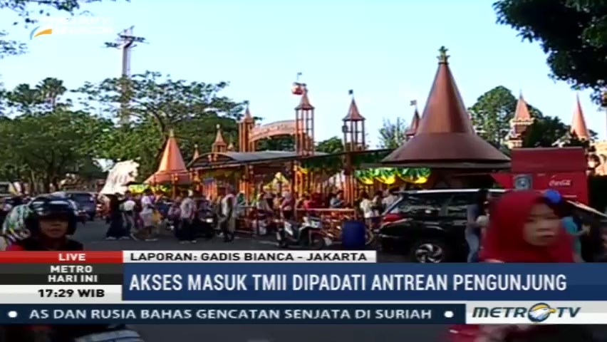 H3 Lebaran Taman Mini Dipadati 58 Ribu Pengunjung