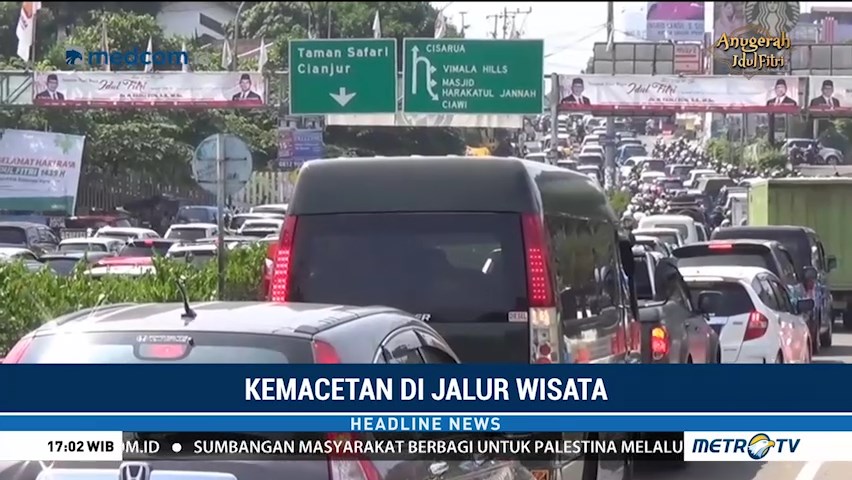 Lalin Menuju Taman Safari Indonesia Macet