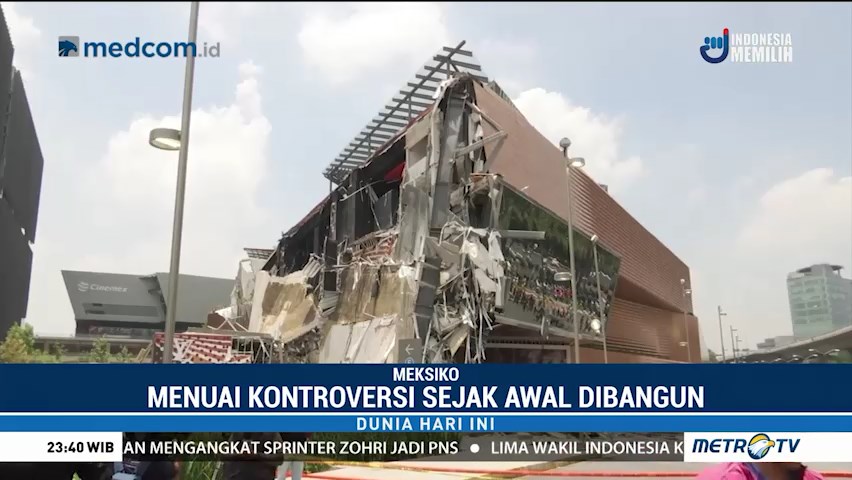 gedung ambruk