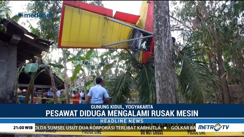 pesawat jatuh