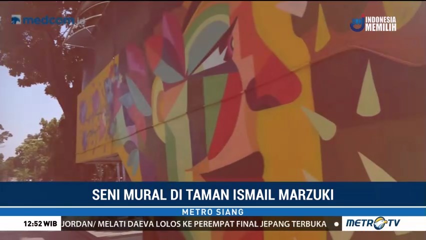 Indahnya Mural Karya Seniman Kolombia Di Taman Ismail Marzuki